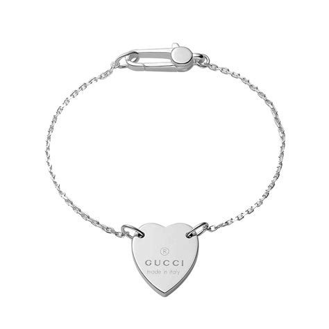 bracciale gucci cuore argento prezzo|Bracciali GUCCI da Donna .